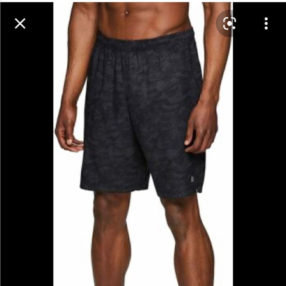 RBX Active Men's 9-Inch Inseam Stretch Gym Shorts Size Small
